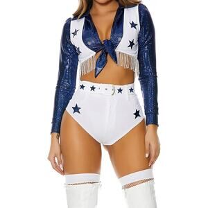 NEW Forplay Dallas Cowboys Cheerleader Costume Size XS Small